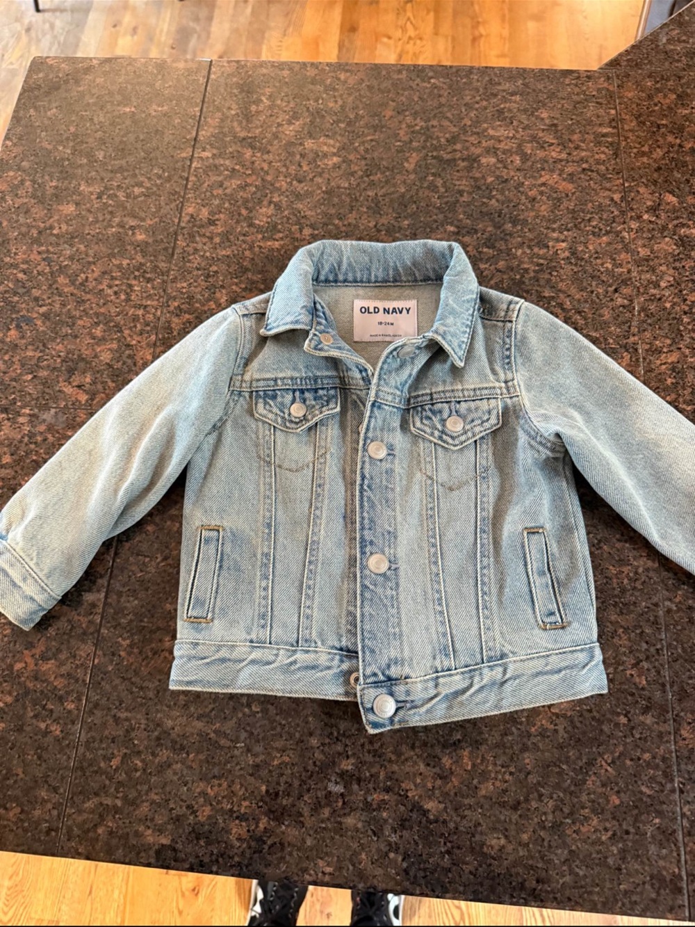 Old Navy Kids Light Wash Denim Jacket